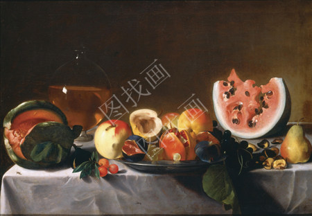 Still Life with Fruit and Carafe